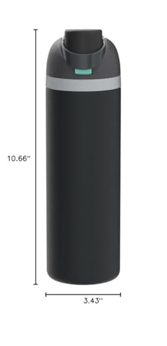 Owala FreeSip Insulated Stainless Steel Water Bottle with Straw for Sports, Travel, and School BPA-Free Sports Water Bottle, 24 oz, Beach House