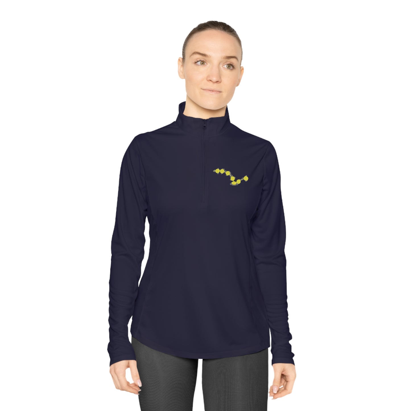 Women Quarter-Zip Pullover - Pickleball