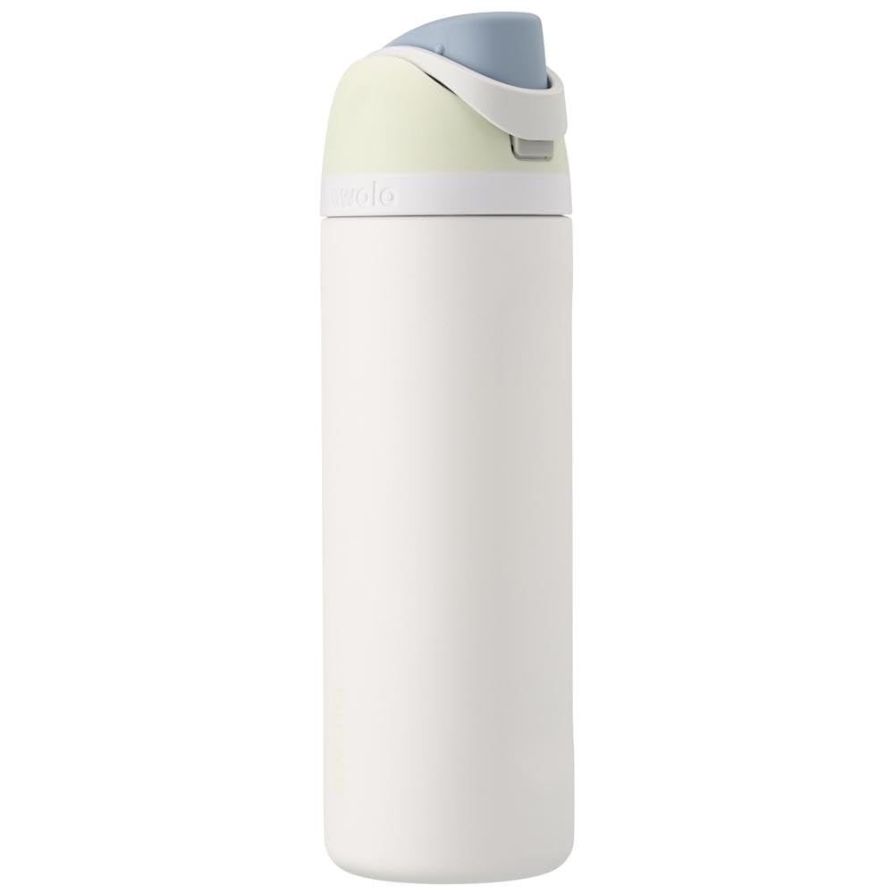 Owala FreeSip Insulated Stainless Steel Water Bottle with Straw for Sports, Travel, and School BPA-Free Sports Water Bottle, 24 oz, Beach House