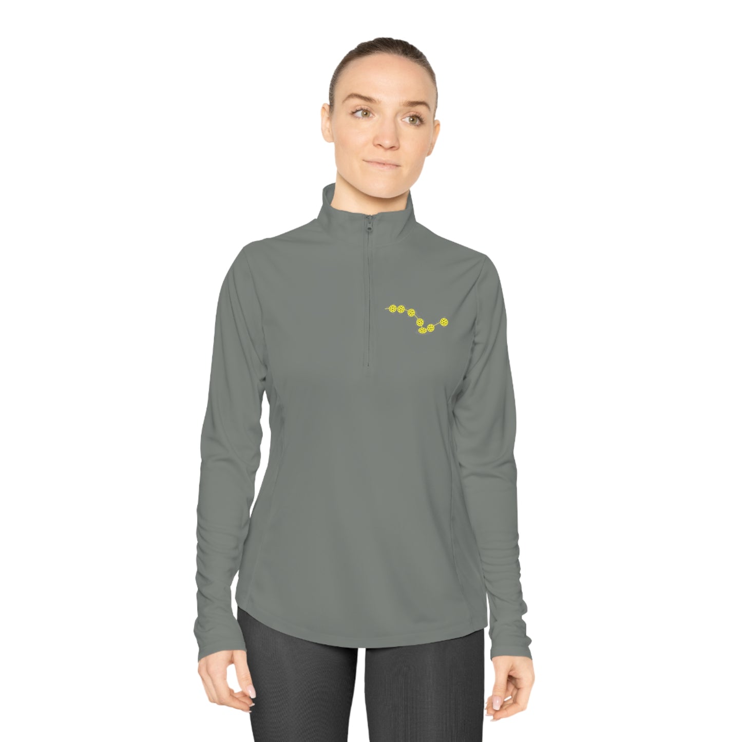 Women Quarter-Zip Pullover - Pickleball