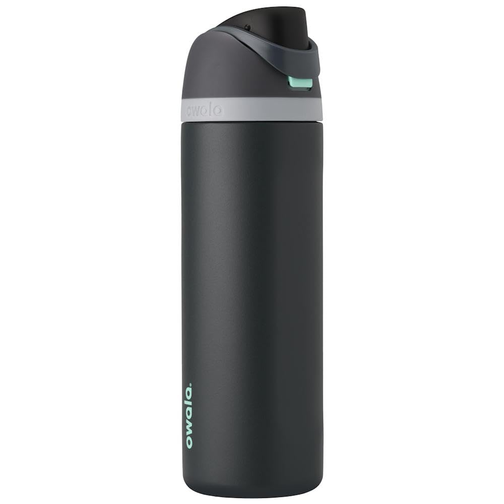 Owala FreeSip Insulated Stainless Steel Water Bottle with Straw for Sports, Travel, and School BPA-Free Sports Water Bottle, 24 oz, Beach House