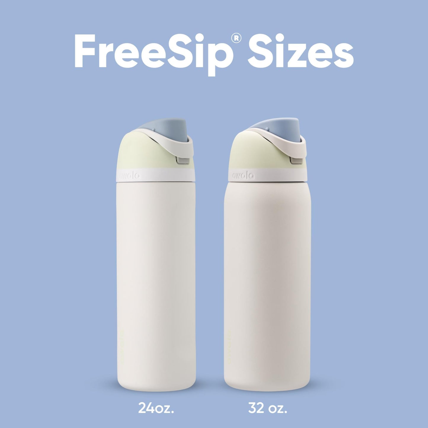 Owala FreeSip Insulated Stainless Steel Water Bottle with Straw for Sports, Travel, and School BPA-Free Sports Water Bottle, 24 oz, Beach House