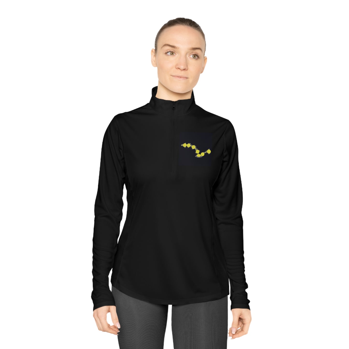 Women Quarter-Zip Pullover - Pickleball