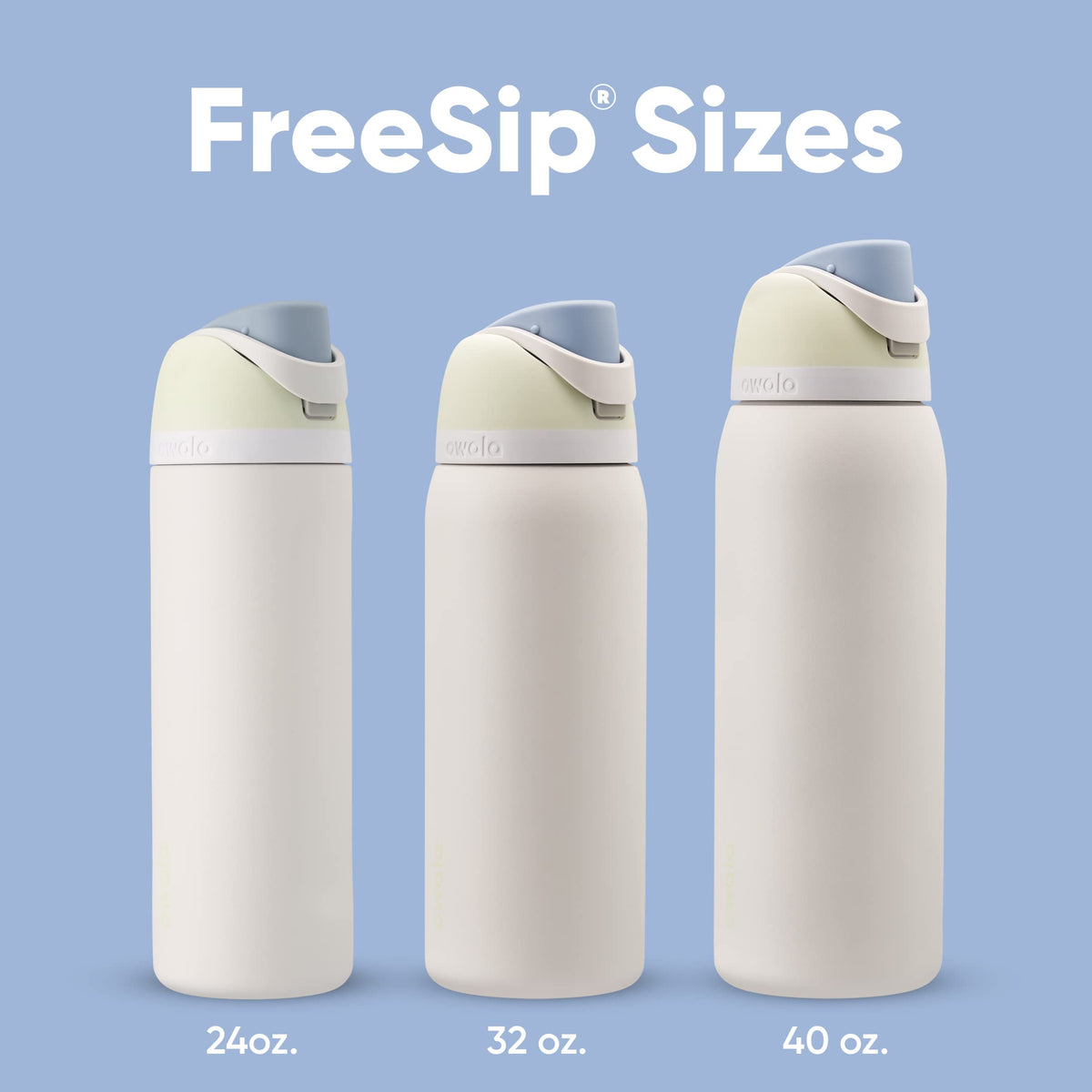 Owala FreeSip Insulated Stainless Steel Water Bottle with Straw for Sports, Travel, and School BPA-Free Sports Water Bottle, 24 oz, Beach House