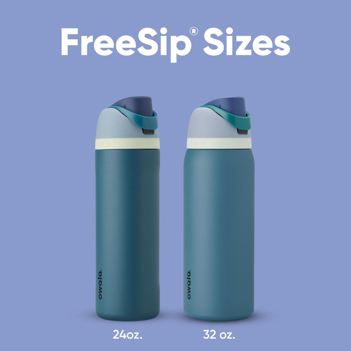 Owala FreeSip Insulated Stainless Steel Water Bottle with Straw for Sports, Travel, and School BPA-Free Sports Water Bottle, 24 oz, Beach House