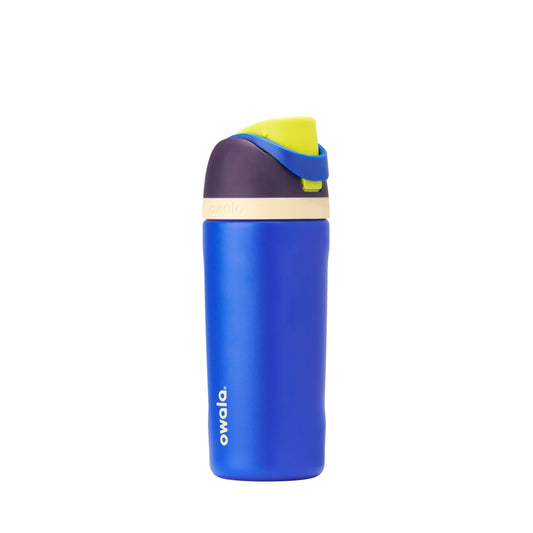 Owala FreeSip Insulated Stainless Steel Water Bottle with Straw for Sports, Travel, and School BPA-Free Sports Water Bottle, 24 oz, Beach House