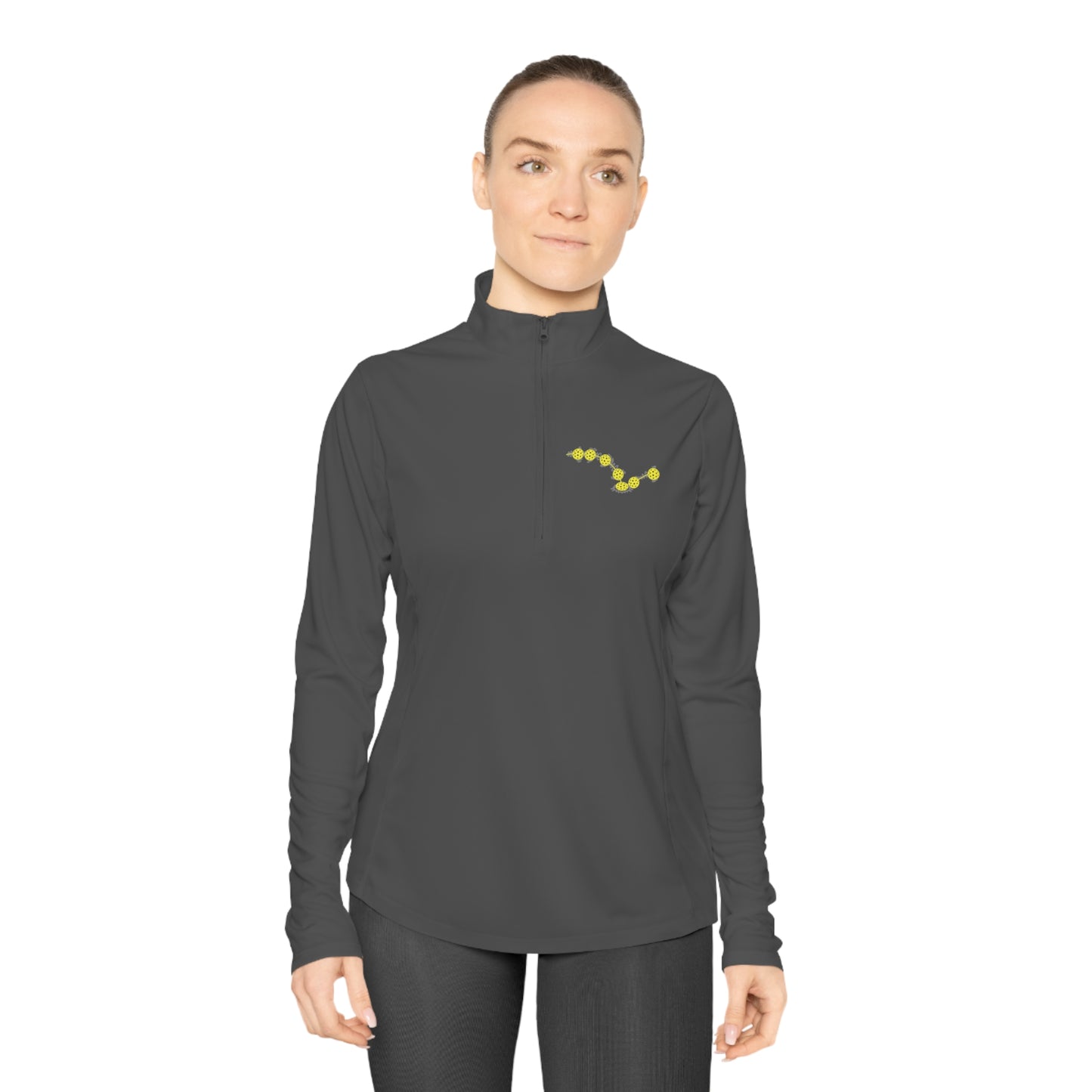 Women Quarter-Zip Pullover - Pickleball