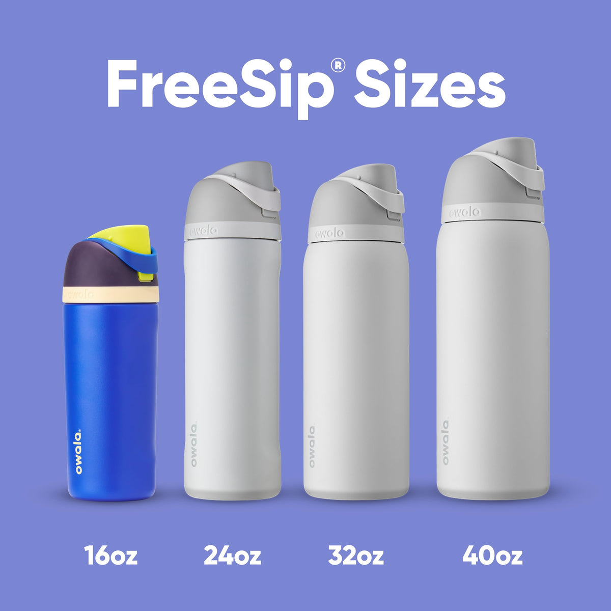 Owala FreeSip Insulated Stainless Steel Water Bottle with Straw for Sports, Travel, and School BPA-Free Sports Water Bottle, 24 oz, Beach House