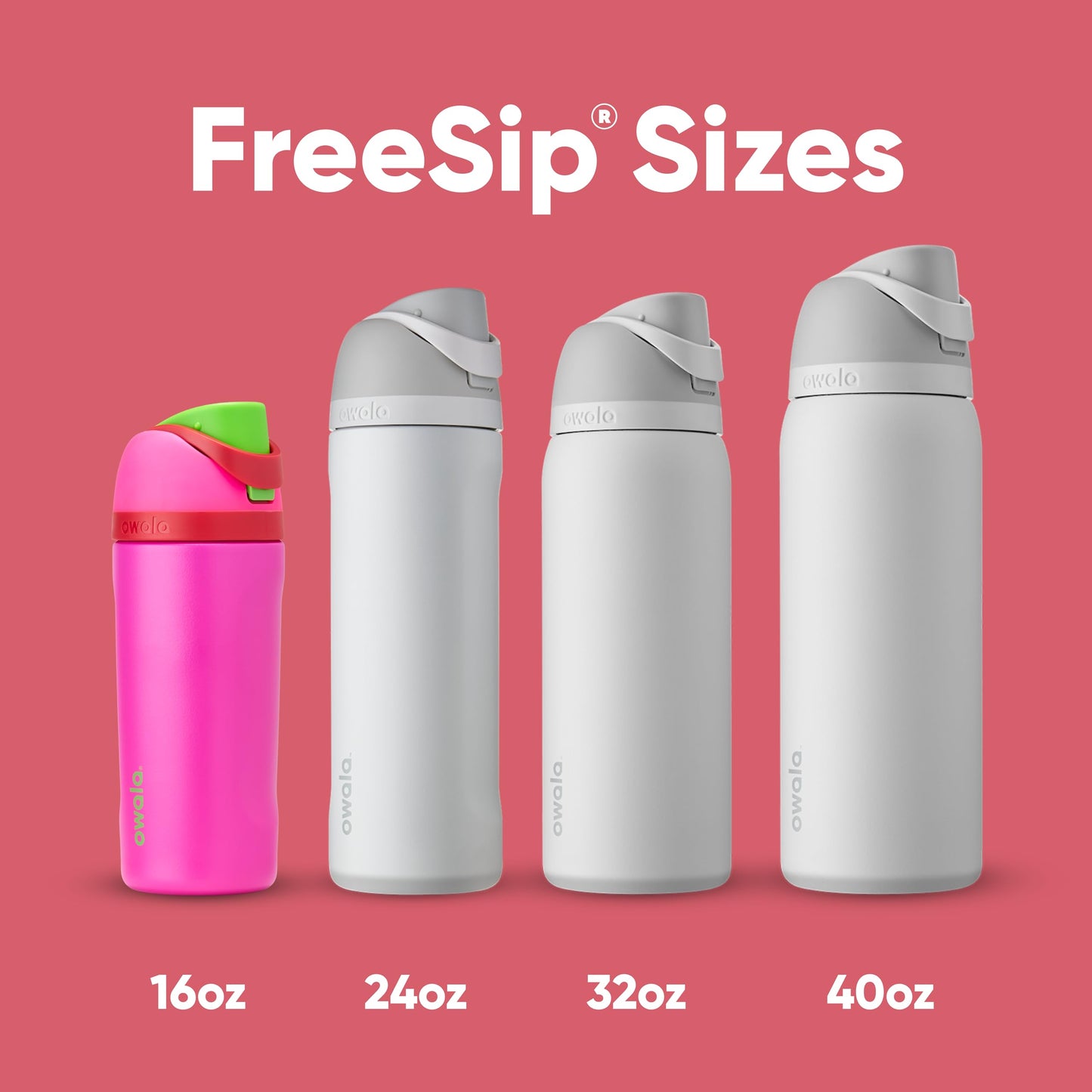 Owala FreeSip Insulated Stainless Steel Water Bottle with Straw for Sports, Travel, and School BPA-Free Sports Water Bottle, 24 oz, Beach House