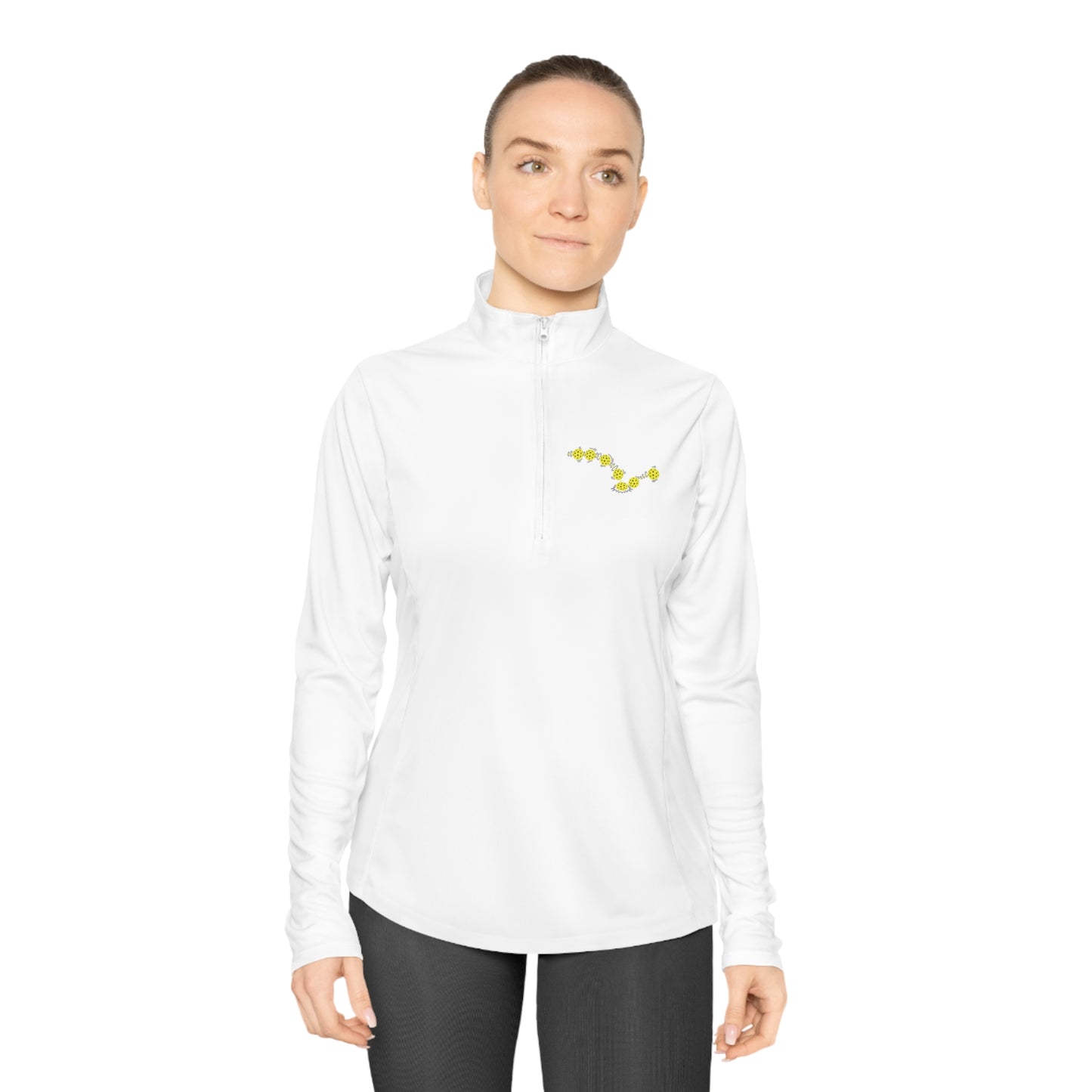 Women Quarter-Zip Pullover - Pickleball