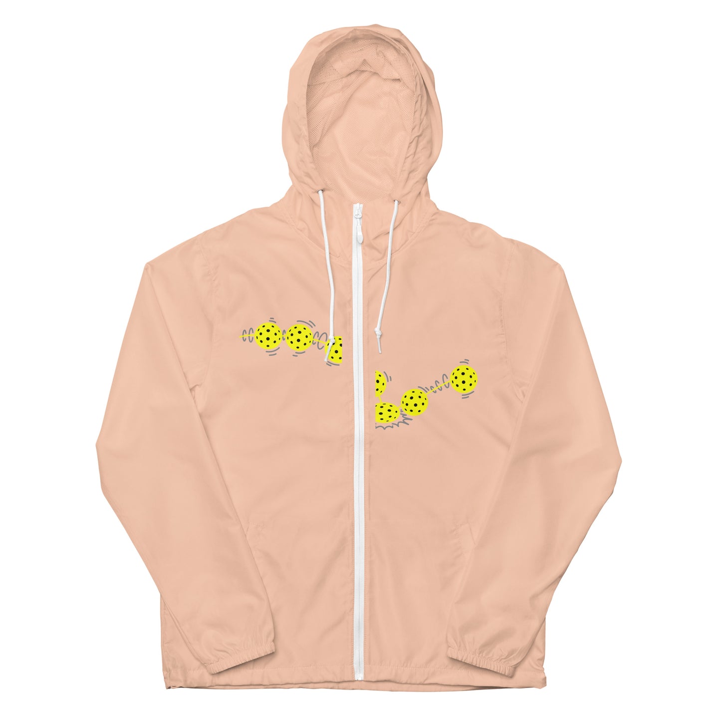 Unisex lightweight zip up windbreaker