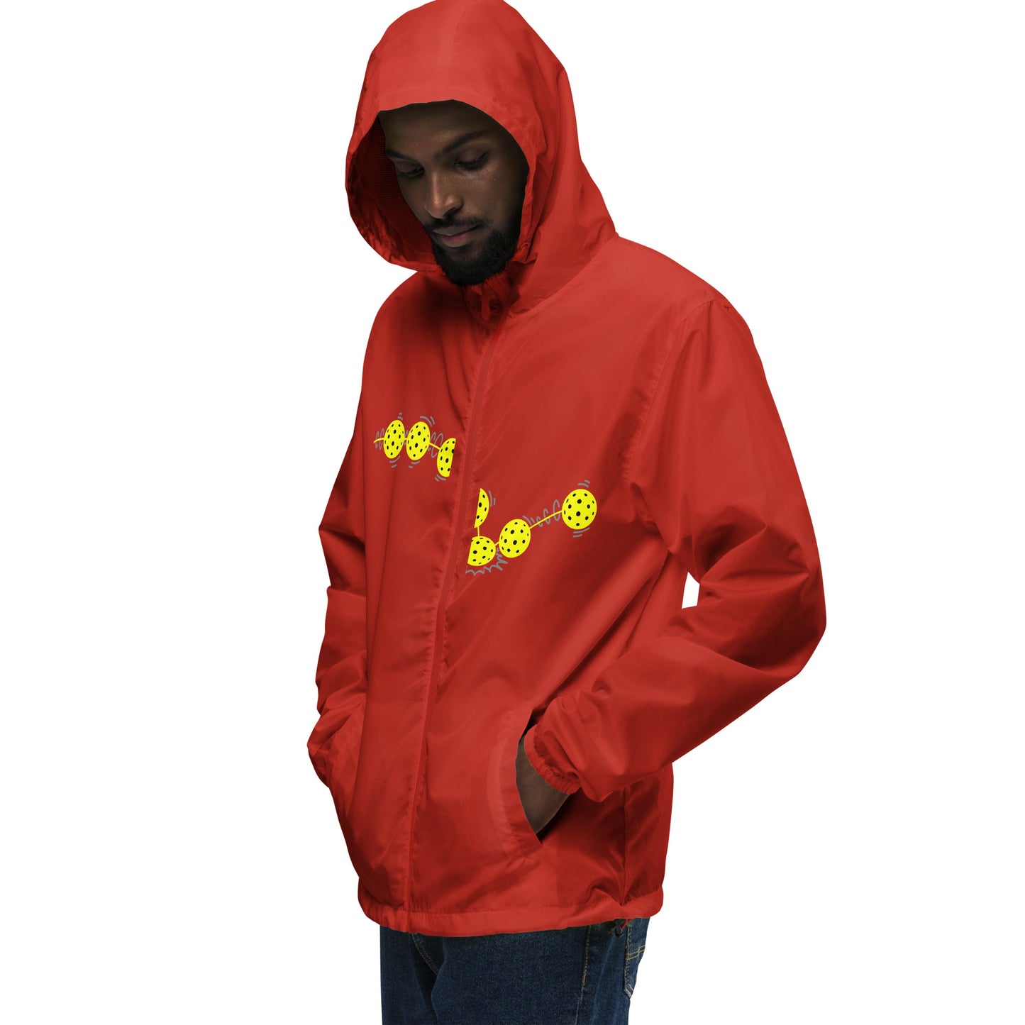 Unisex lightweight zip up windbreaker